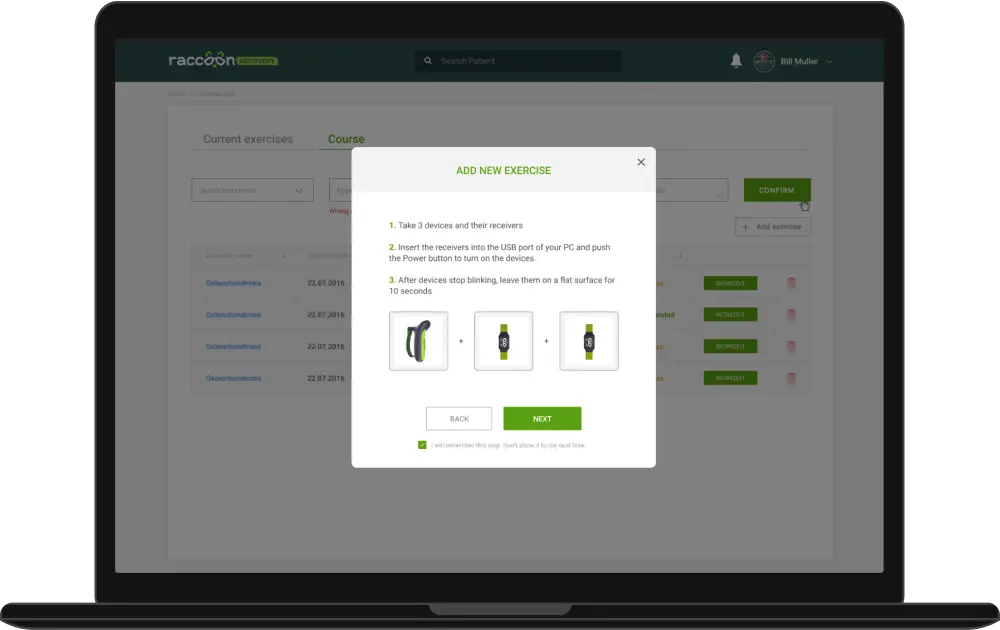 Raccoon Learn exercises effortlessly