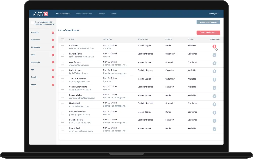 YugoKraft CRM System