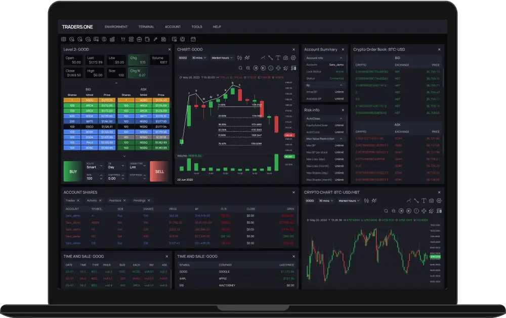 Traders One Streamlined and intuitive trading