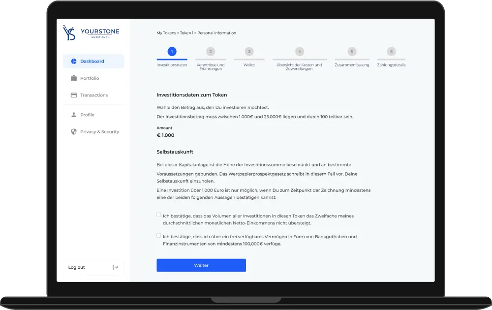 Legal barriers yStone