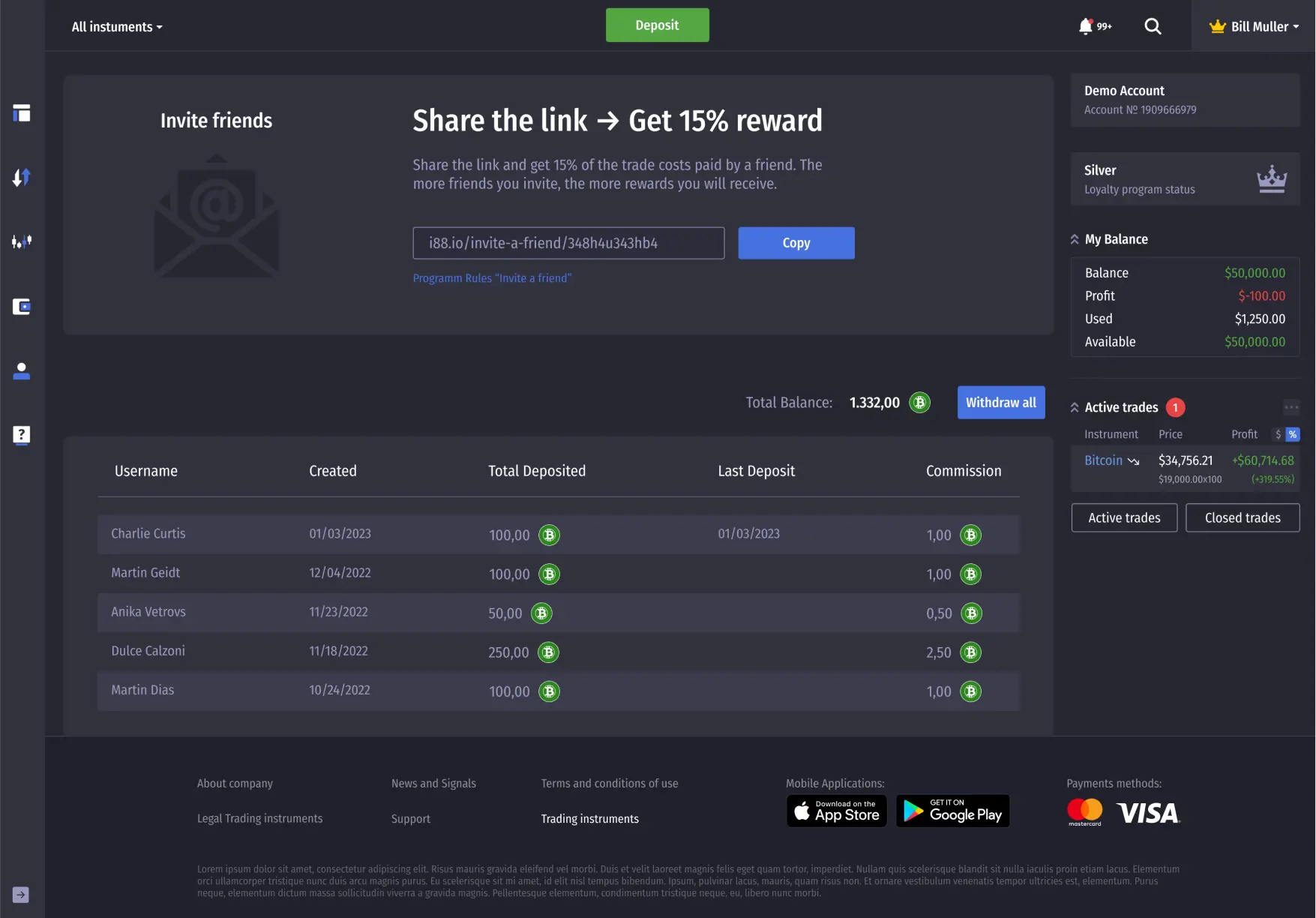 Trading Platform Affiliate