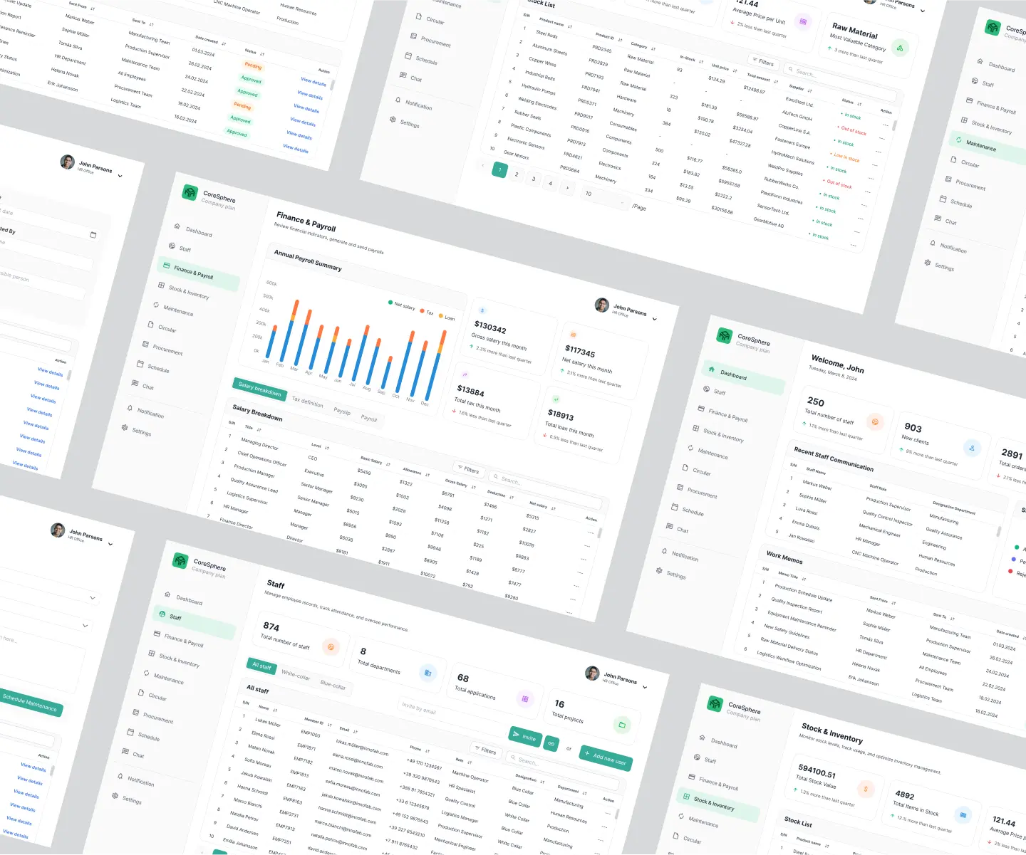 ERP system development for manufacturing industry 3