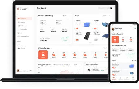 SolarSavvy: Webplattform und mobile App zur Verwaltung von Solaranlagen